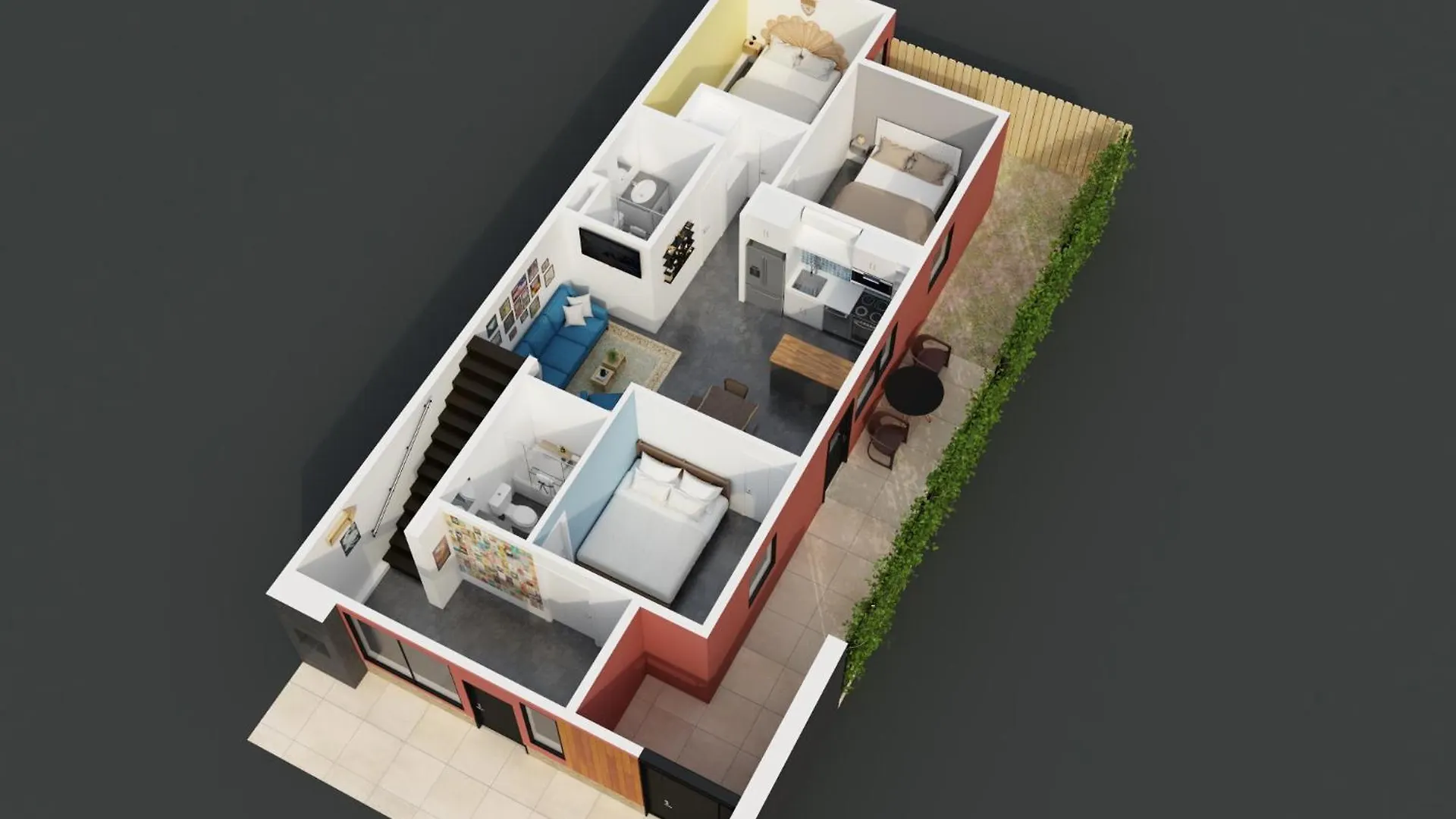 Stay Portland - The Division Street Funk Flat - 94 Walkscore